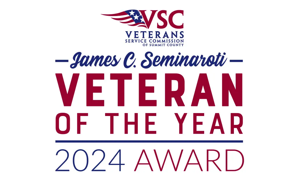 2024 Veteran of the Year award logo