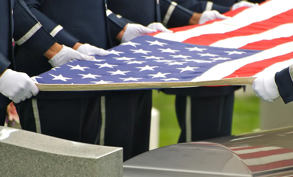 Military burial ceremony